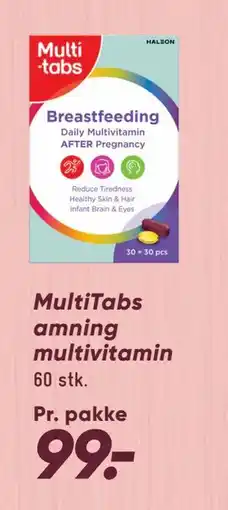 Bilka MultiTabs amning multivitamin tilbud
