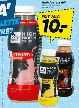 Bilka High Protein drik tilbud