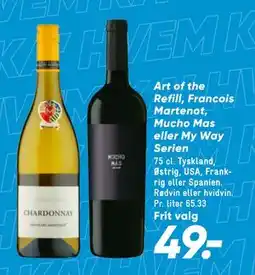 Bilka Art of the Refill, Francois Martenot, Mucho Mas eller My Way Serien tilbud
