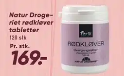 Bilka Natur Drogeriet rødkløver tabletter tilbud