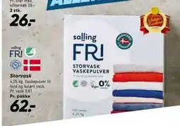 Bilka Storvask tilbud