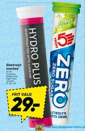 Bilka Elektrolyt marked tilbud
