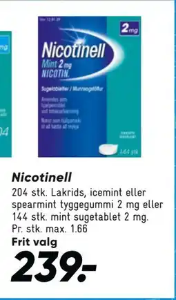 Bilka Nicotinell tilbud