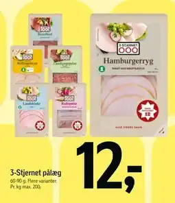 Føtex 3-Stjernet pålæg tilbud