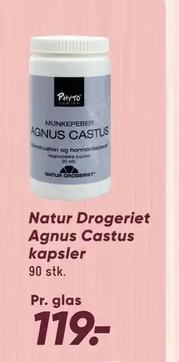 Bilka Natur Drogeriet Agnus Castus kapsler tilbud
