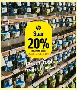 Føtex Spar 20% på alt HP blæk tilbud