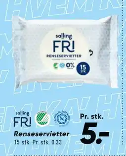 Bilka Renseservietter tilbud