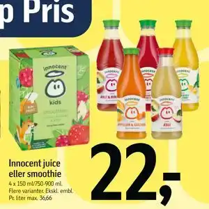 Innocent juice eller smoothie