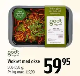 Føtex Wokret med okse tilbud