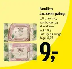 Føtex Familien Jacobsen pålæg tilbud