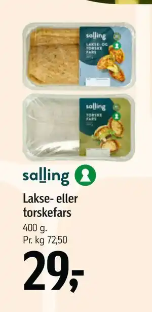 Føtex Lakse- eller torskefars tilbud