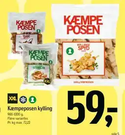 Føtex Kæmpeposen kylling tilbud