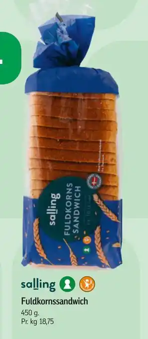 Føtex Fuldkornssandwich tilbud