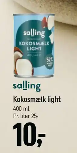 Føtex Kokosmælk light tilbud