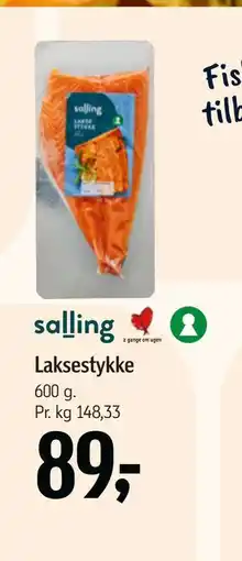 Føtex Laksestykke tilbud