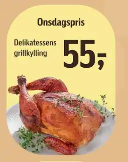 Føtex Delikatessens grillkylling tilbud
