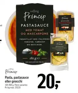 Føtex Pasta, pastasauce eller gnocchi tilbud