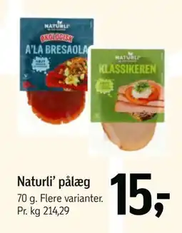 Føtex Naturli’ pålæg tilbud
