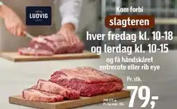 Føtex håndskåret entrecote eller rib eye tilbud