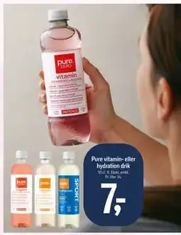 Føtex Pure vitamin- eller hydration drik tilbud