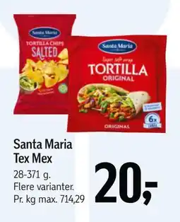 Føtex Santa Maria Tex Mex tilbud