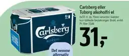 Føtex Carlsberg eller Tuborg alkoholfri øl tilbud
