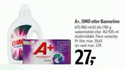 Føtex A+, OMO eller Bamseline tilbud