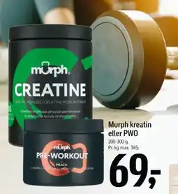 Føtex Murph kreatin eller PWO tilbud