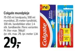 Føtex Colgate mundpleje tilbud