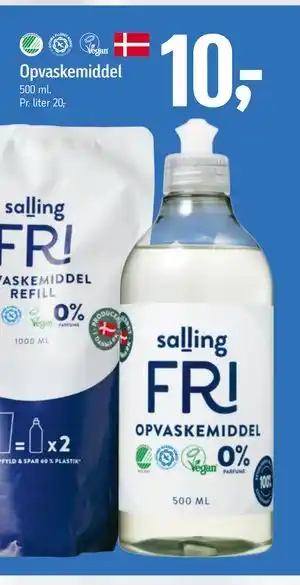 Føtex Opvaskemiddel tilbud