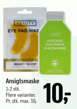 Føtex Ansigtsmaske tilbud