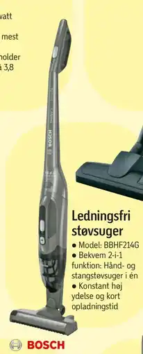 Føtex Ledningsfri støvsuger tilbud