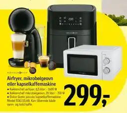 Føtex Airfryer, mikrobølgeovn eller kapselkaffemaskine tilbud