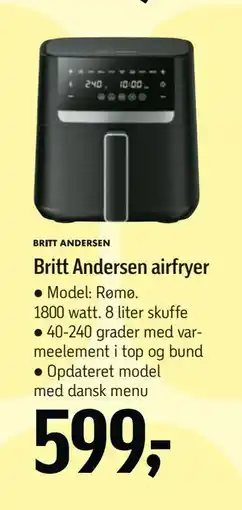 Føtex Britt Andersen airfryer tilbud