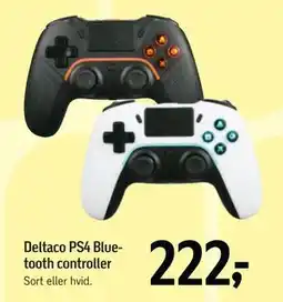 Føtex Deltaco PS4 Bluetooth controller tilbud