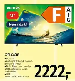 Føtex PHILIPS 42PUS8209 tilbud