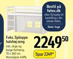 Føtex Spiloppe halvhøj seng tilbud