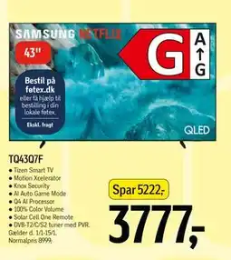 Føtex SAMSUNG TQ43Q7F tilbud