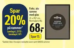 Føtex Spar 20% på rammer tilbud