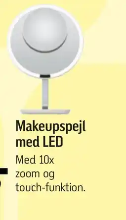 Føtex Makeupspejl med LED tilbud