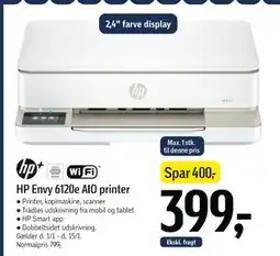 Føtex HP Envy 6120e AIO printer tilbud