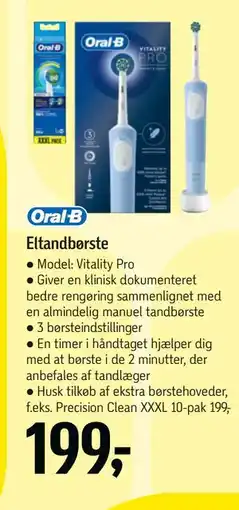 Føtex Eltandbørste tilbud