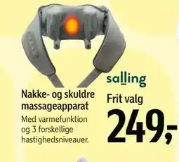 Føtex Nakke- og skuldre massageapparat tilbud