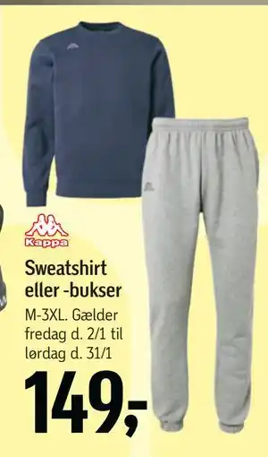 Føtex Sweatshirt eller -bukser tilbud