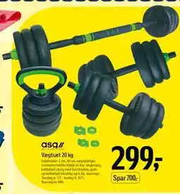 Føtex Vægtsæt 20 kg tilbud