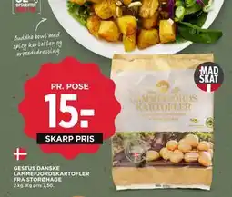 MENY GESTUS DANSKE LAMMEFJORDSKARTOFLER FRA STORØHAGE tilbud