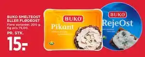 MENY BUKO SMELTEOST ELLER FLØDEOST tilbud