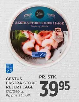 MENY GESTUS EKSTRA STORE REJER I LAGE tilbud