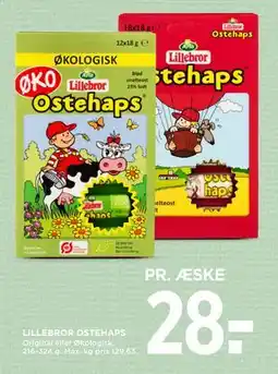 MENY LILLEBROR OSTEHAPS tilbud