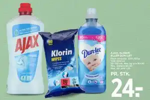 MENY AJAX, KLORIN ELLER DUN-LET tilbud